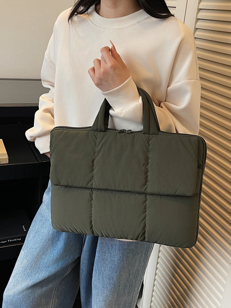 Quilted Laptop Protective Bag