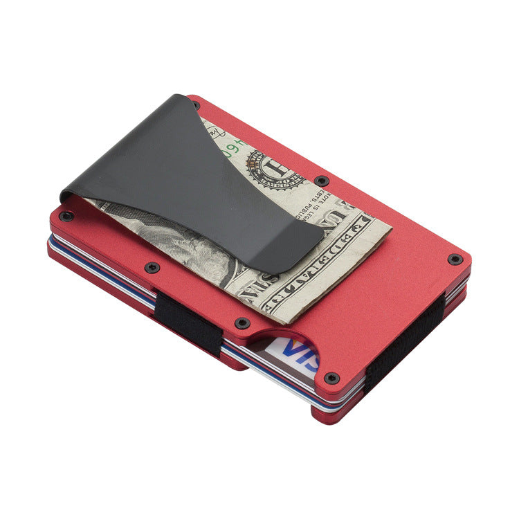 Aluminum Alloy RFID Blocking Card Holder Wallet
