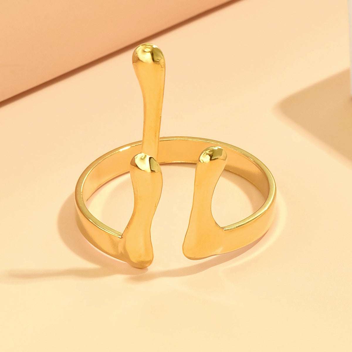 Baroque Asymmetrical Open Ring