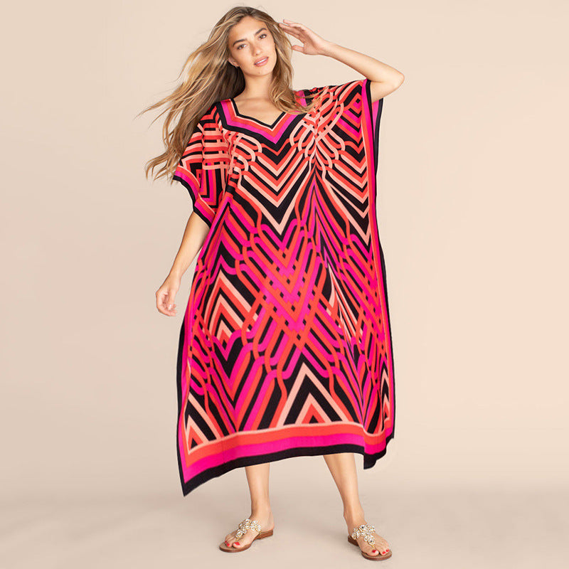 Beach blouses, long robes, vacation dresses and long skirts