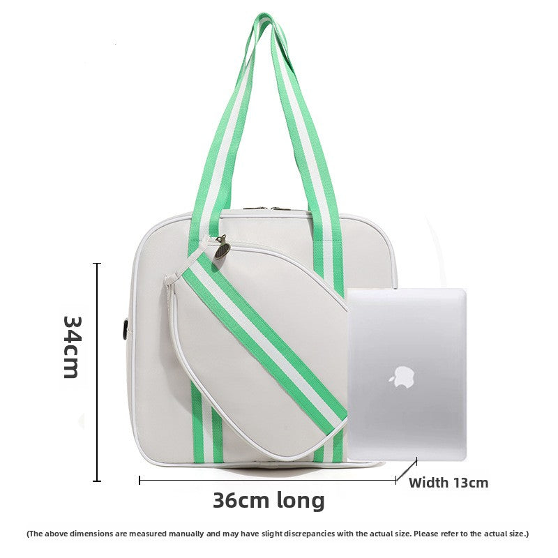 Dual Shoulder Sports Bag with Shoe Compartment