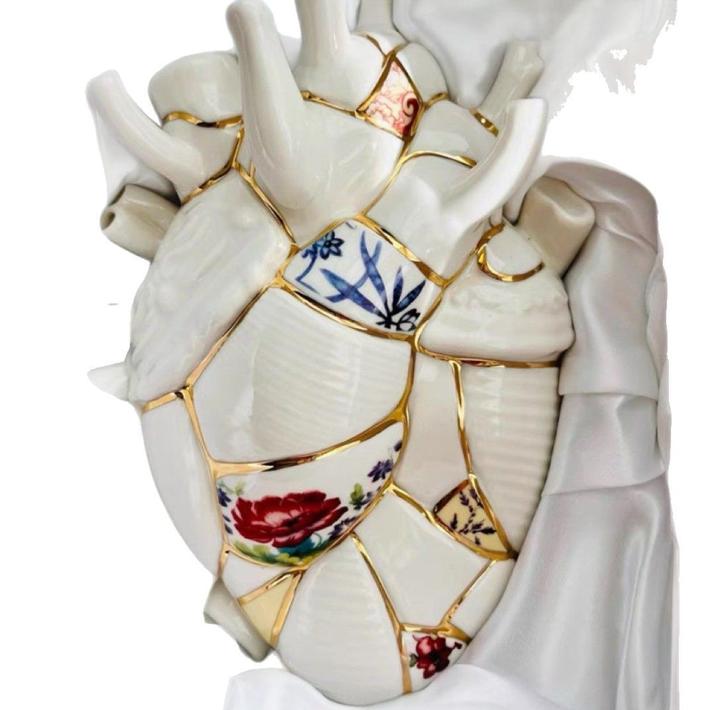 Heartbeat Ceramic Vase