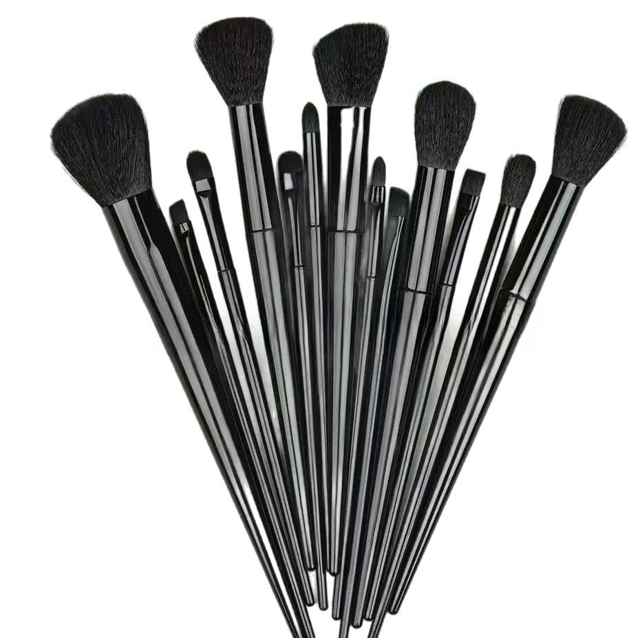 13 Piece Makeup Brush Set for Powder Blush Eye Lip