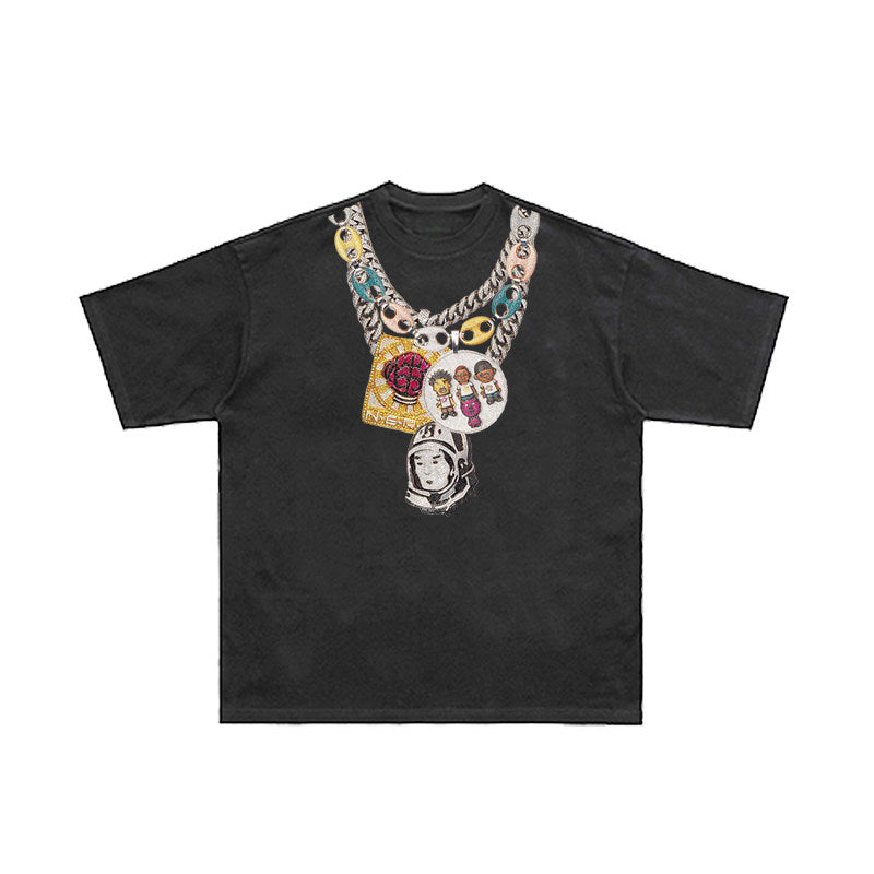 Graphic Print Cotton T-Shirt