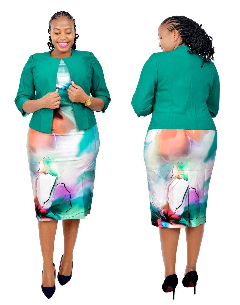 African plus-size women's dresses