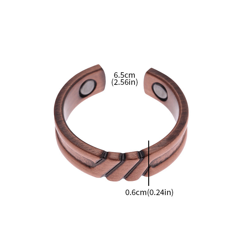 Copper Electroplated Open Ring Jewelry