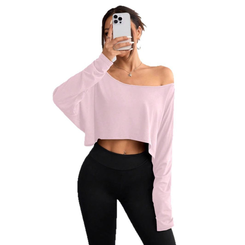 Womens Off Shoulder Loose Fit Tshirt