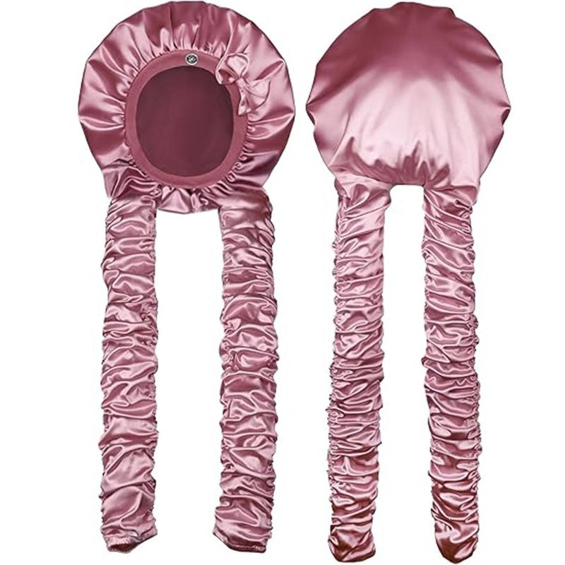 Satin Heatless Curling Sleep Cap