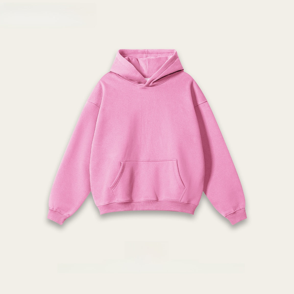 Winter Men's Solid Color Hooded Sweatshirt and Sweatpants Set