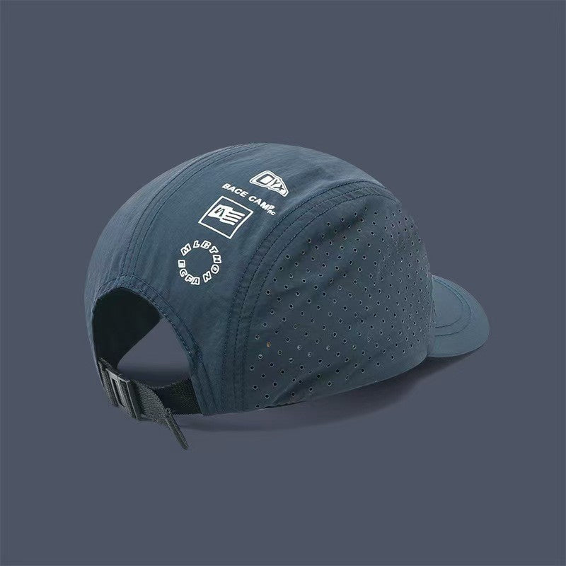 Mesh Baseball Cap with Adjustable Strap