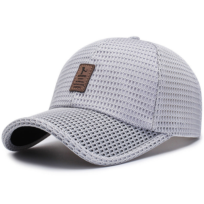 Mesh Baseball Cap with Sun Protection