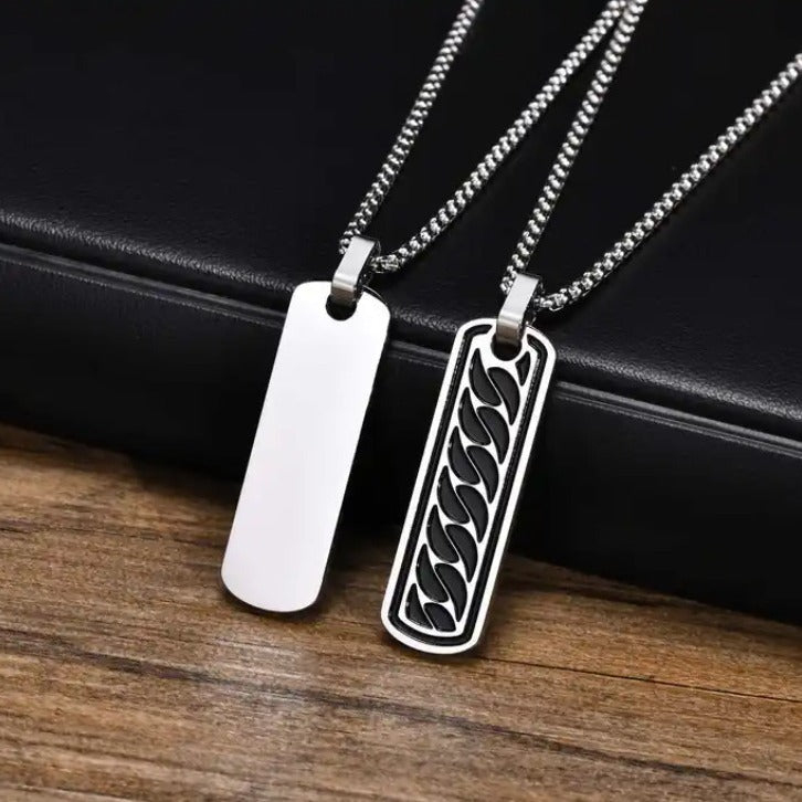 Unisex Pendant Stainless Steel Chain