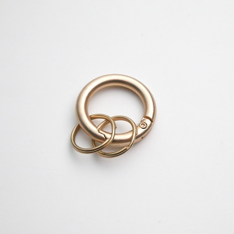 Zinc Alloy Spring Key Rings