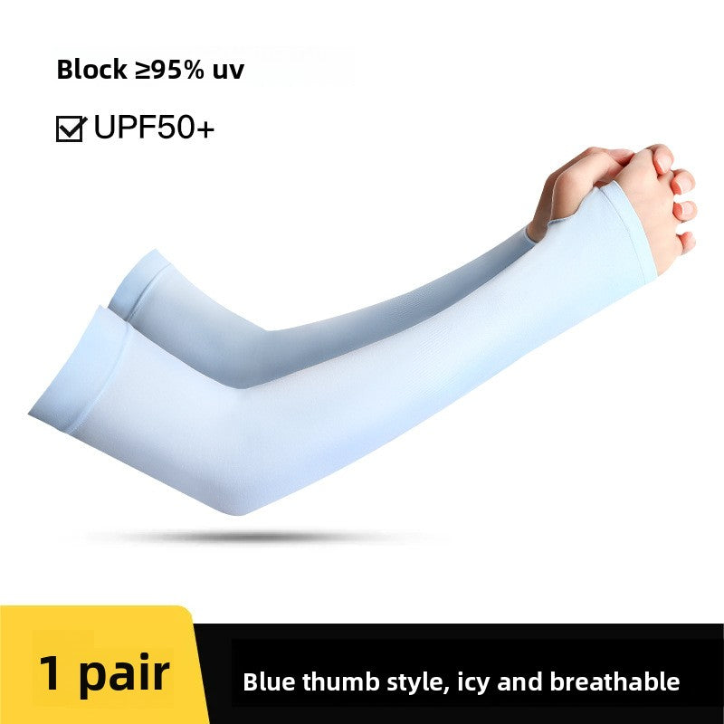 Unisex UV Protection Ice Sleeves for Outdoor Activities