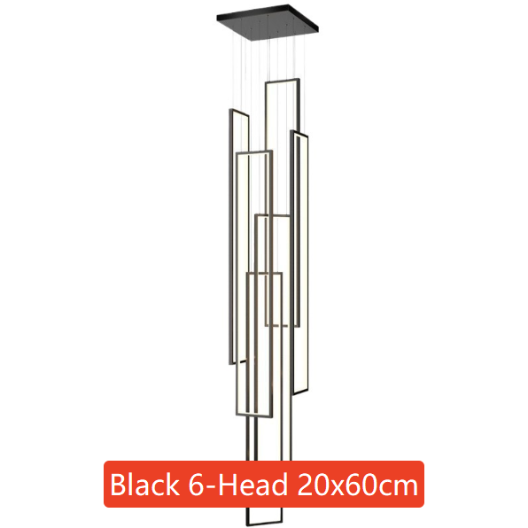 Modern Rectangular LED Chandelier