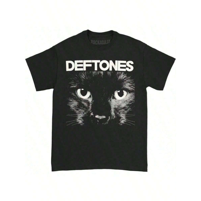 Deftoness Band Graphic Cotton T-Shirt