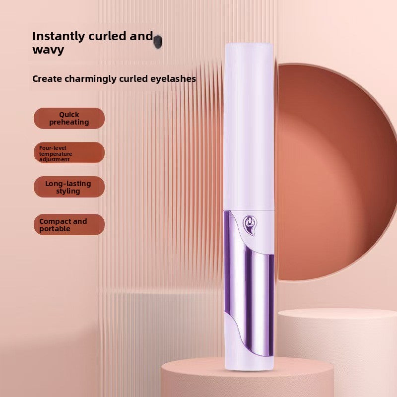 Electric Heated Eyelash Curler Portable Rechargeable