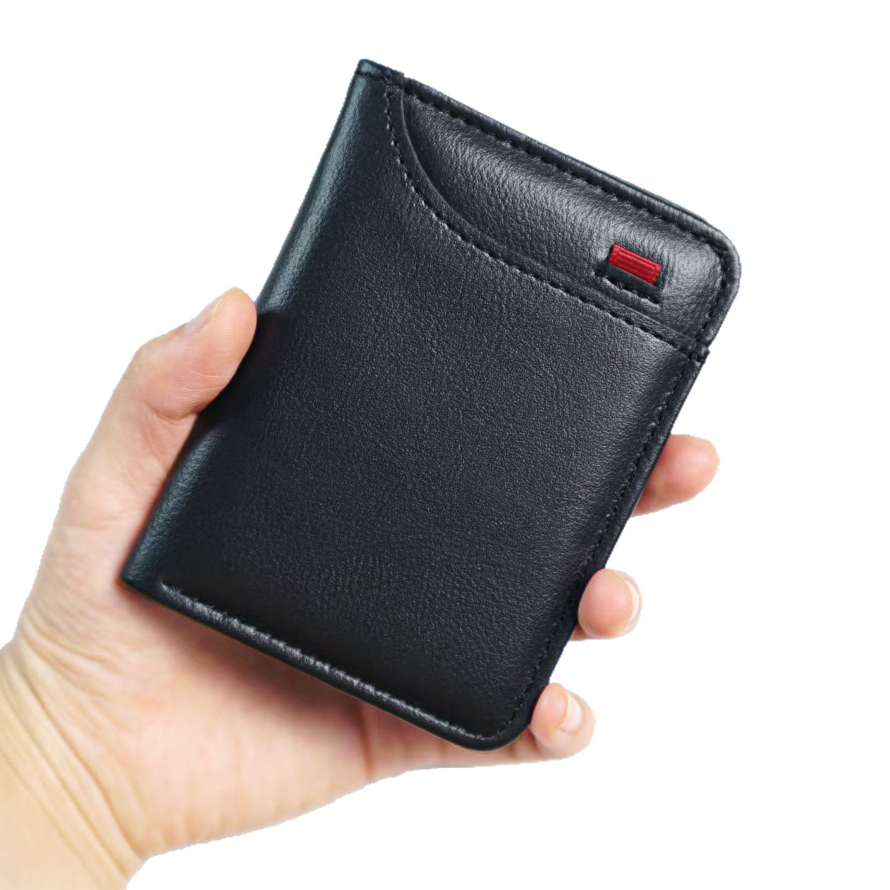 Vertical Multi Slot PU Card Holder Wallet