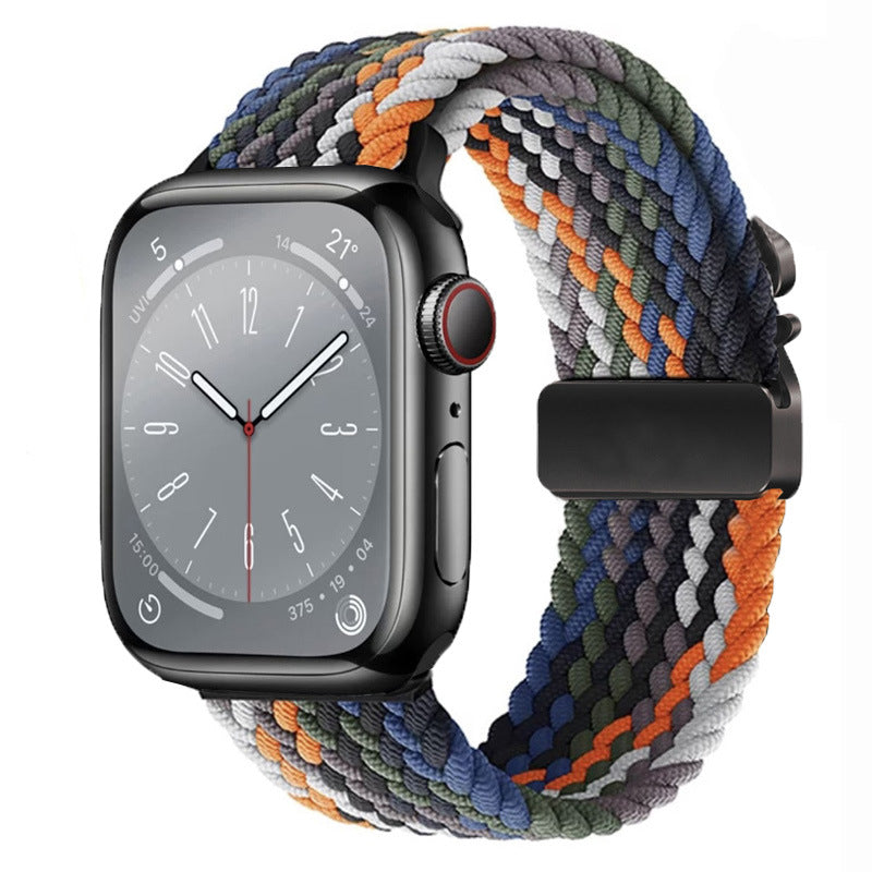 Braided Nylon Apple Watch Strap with Parachute Buckle