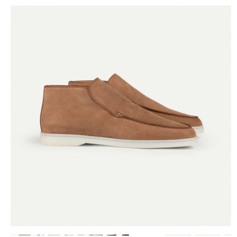 Men Open Toe Loafers Flat Shoes