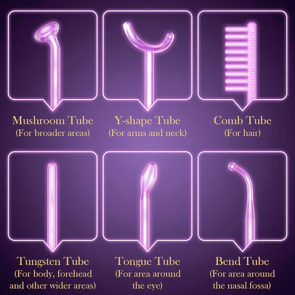 six-piece set high frequency beauty instrument