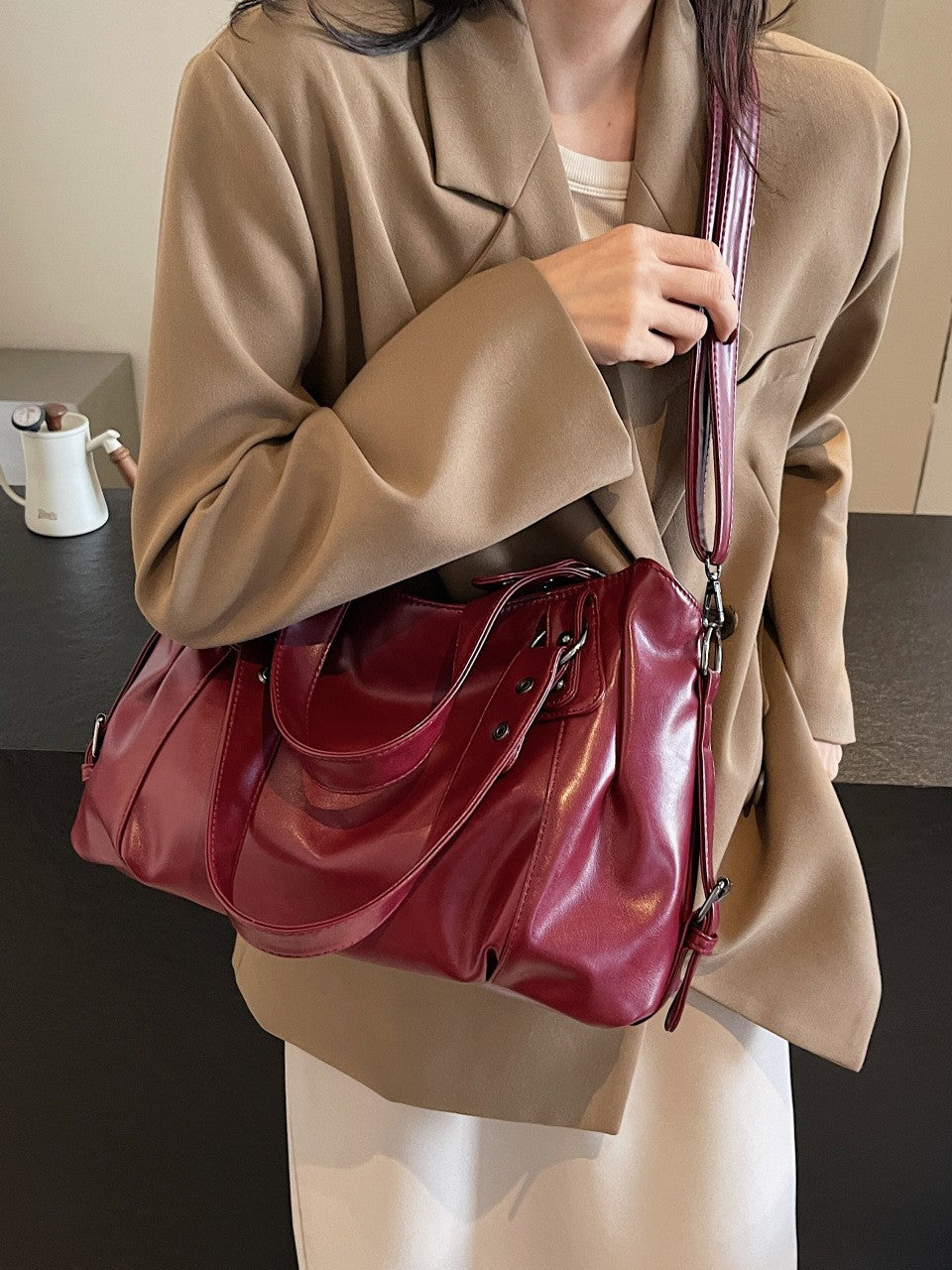 Retro Shoulder Tote Bag for Women