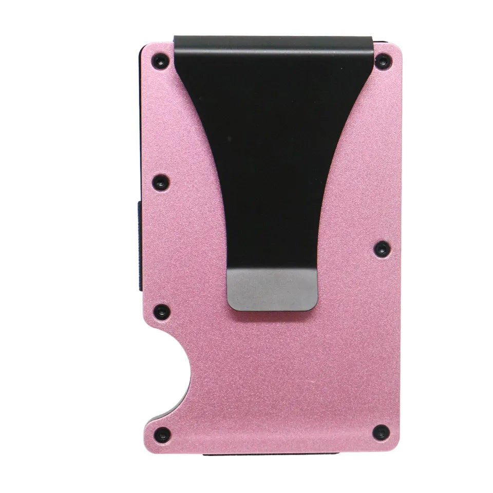 Aluminum Alloy RFID Blocking Card Holder Wallet