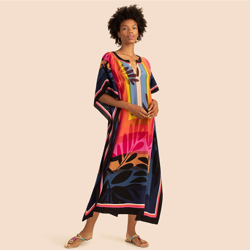 Beach blouses, long robes, vacation dresses and long skirts