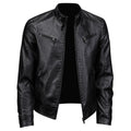 Men's Casual PU Leather Jacket