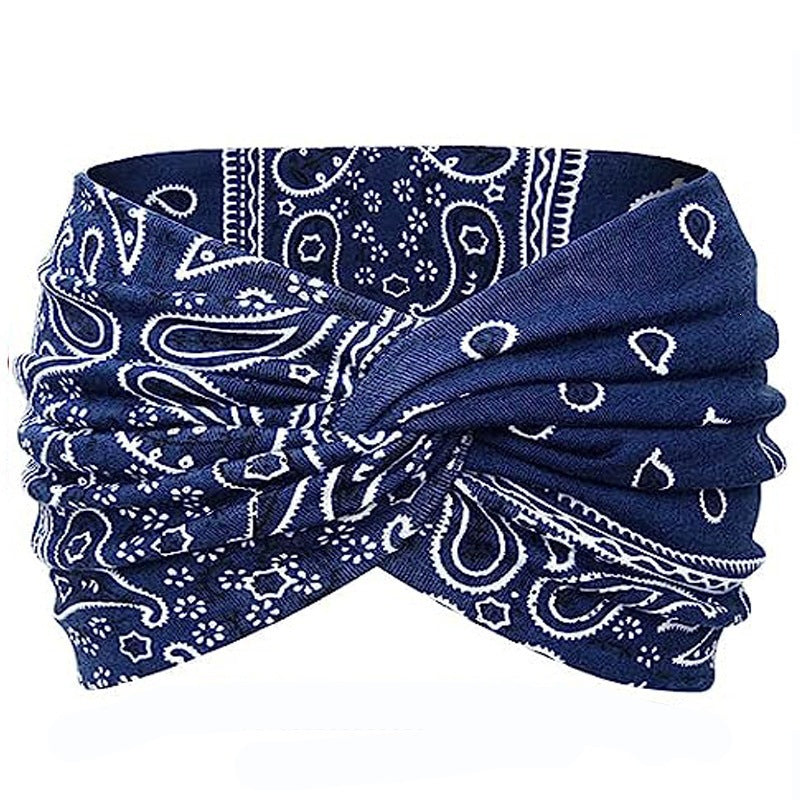 Elastic Wide Sports Hairband for Women