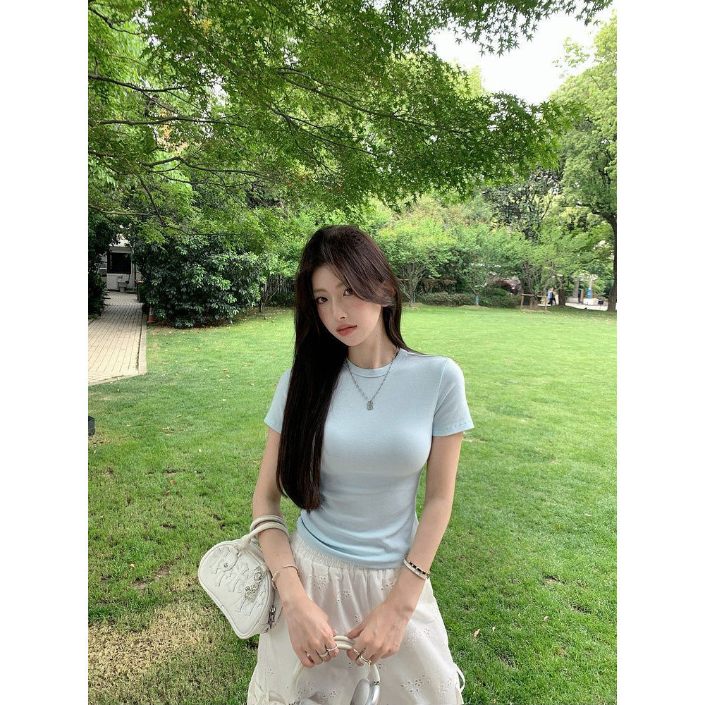 Womens Slim Fit Short Sleeve Tshirt