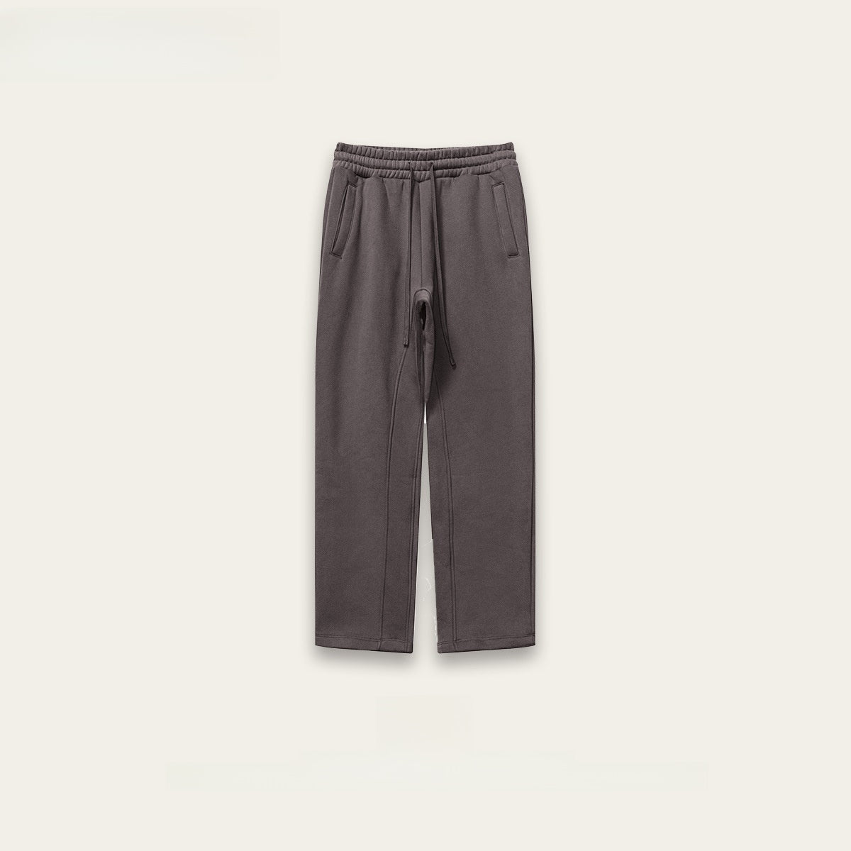 Winter Men's Solid Color Hooded Sweatshirt and Sweatpants Set