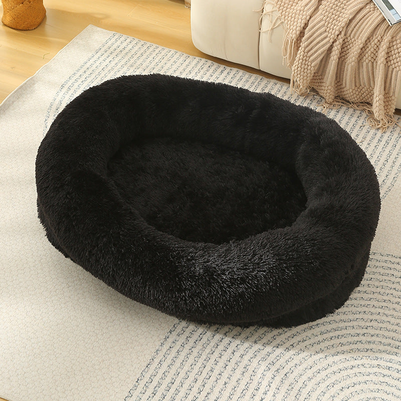 3D Cotton Yuanbao Pet Dog Bed with Waterproof Function