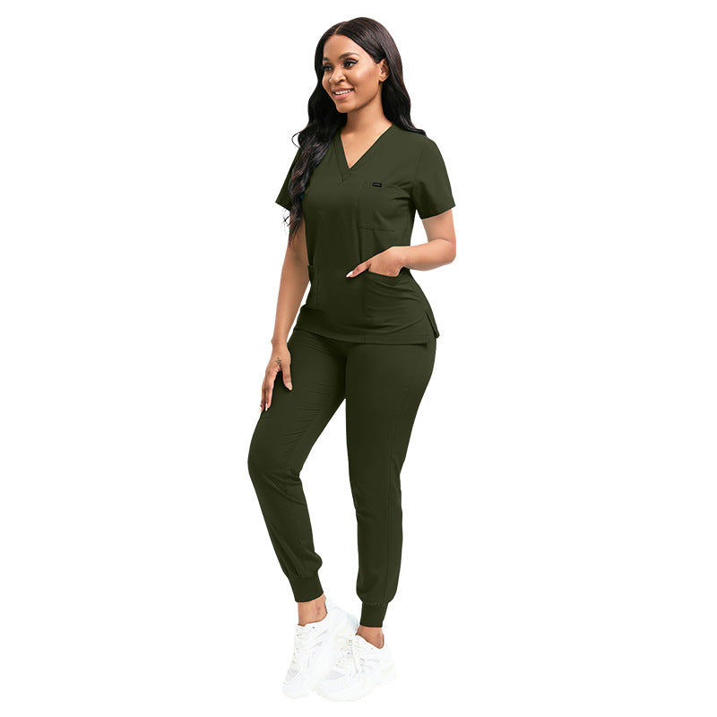 Unisex Medical Scrub Suit for Clinic and Nursing