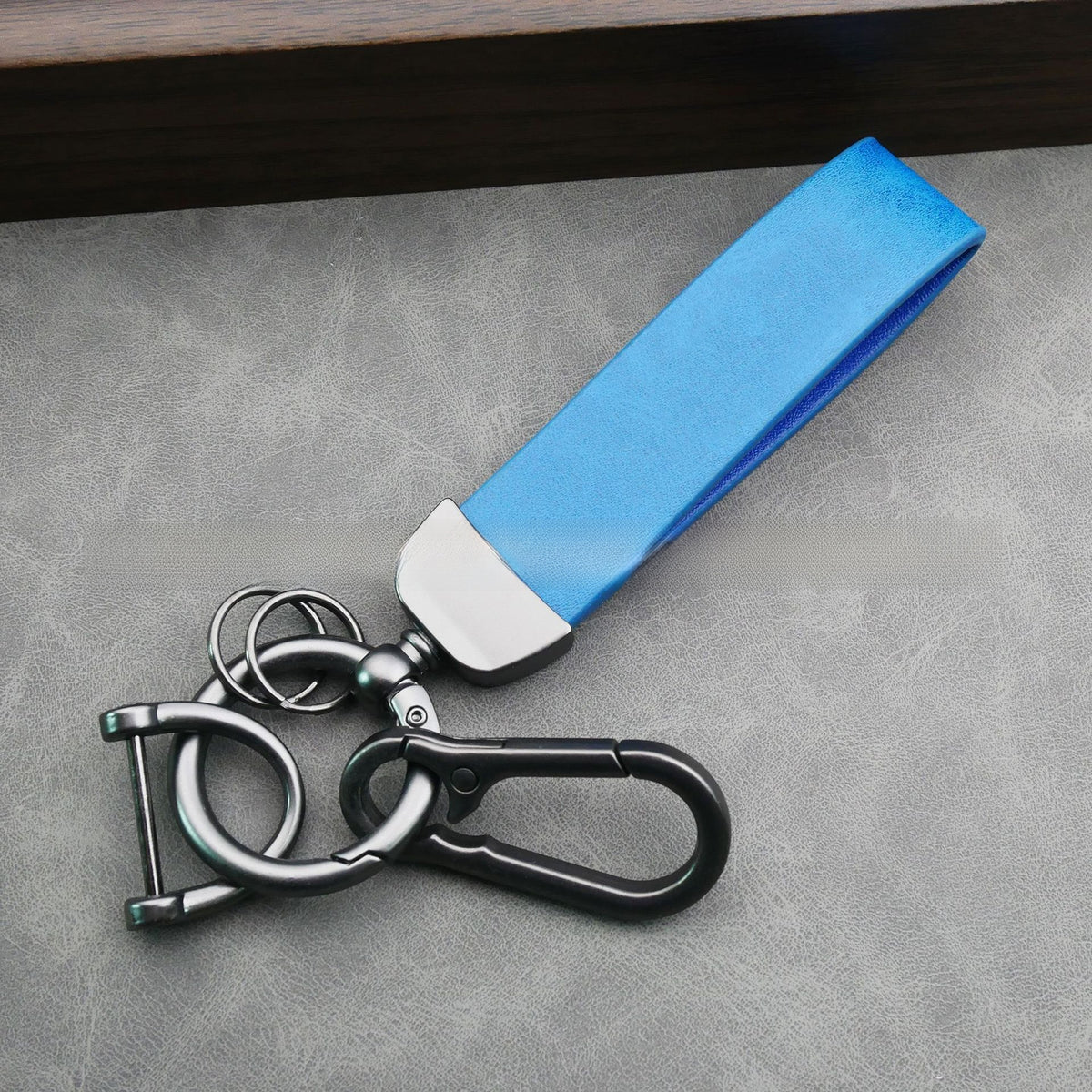 Color Changing Leather Keychain