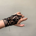 Hollow Spider Web Finger Chain Gothic Party Accessory