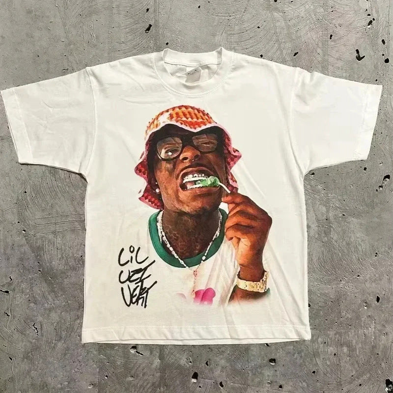 Graphic Print Cotton T-Shirt