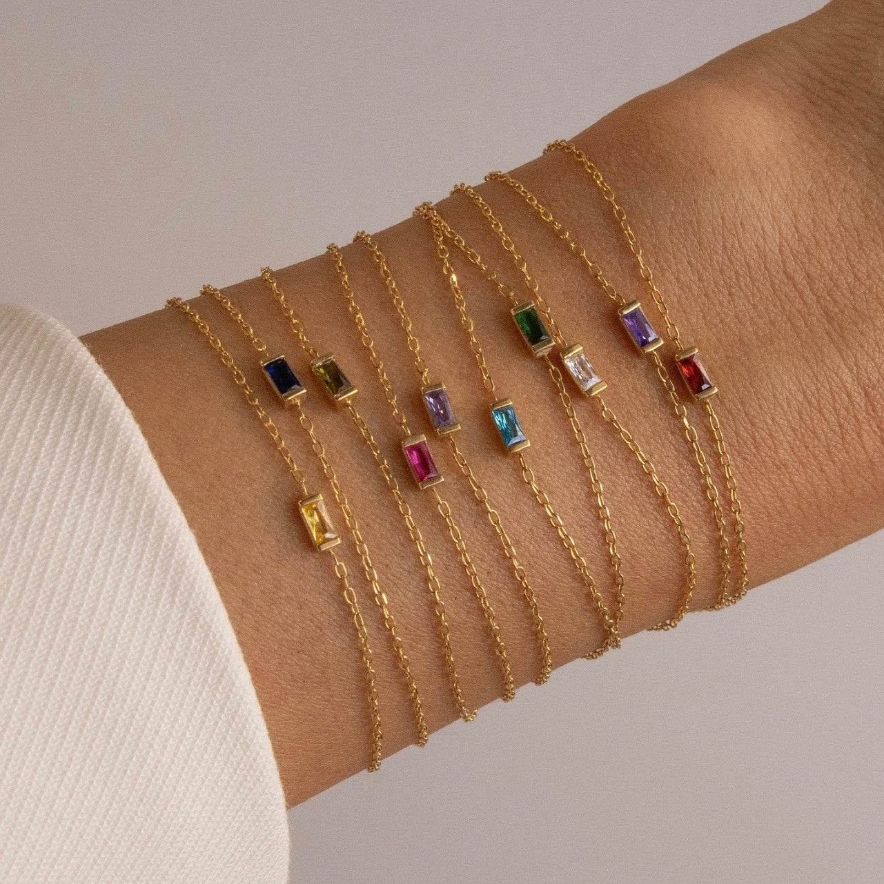 Zirconium Titanium Steel Geometric Bracelet