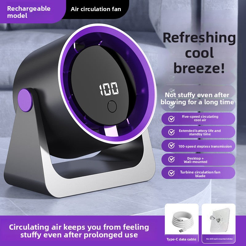 Desktop electric fan