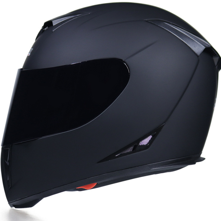 Full Face Motorcycle Helmet with Dual Lens and Anti-Fog