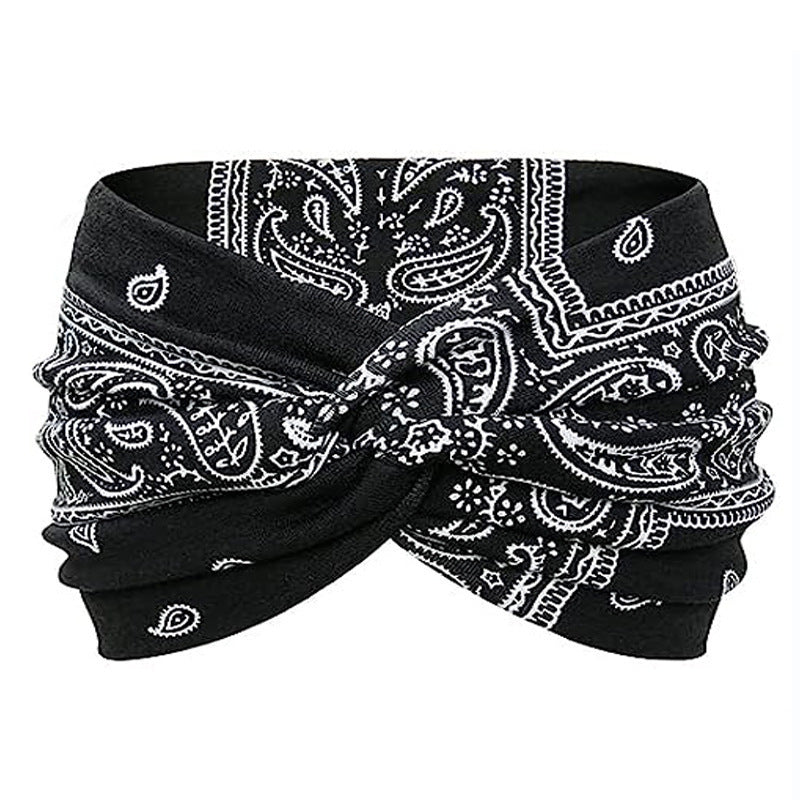 Elastic Wide Sports Hairband for Women
