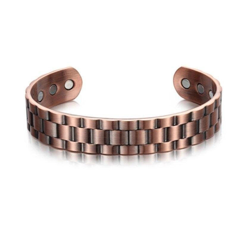 Adjustable Magnetic Geometric Grid Bracelet