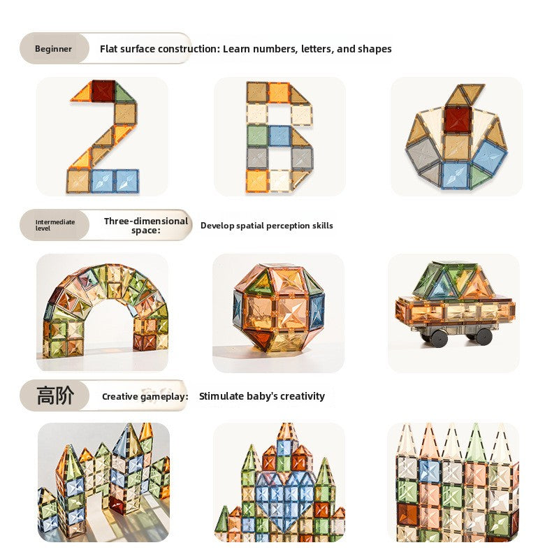 Children's Educational Toys Magnetic Building Blocks