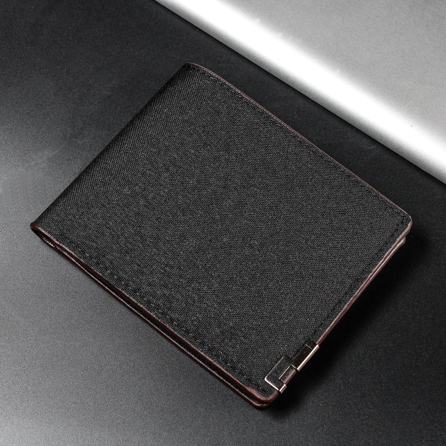 Mens Short Canvas Wallet