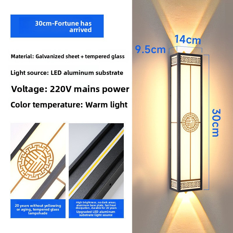 Chinese Style Outdoor LED Wall Light