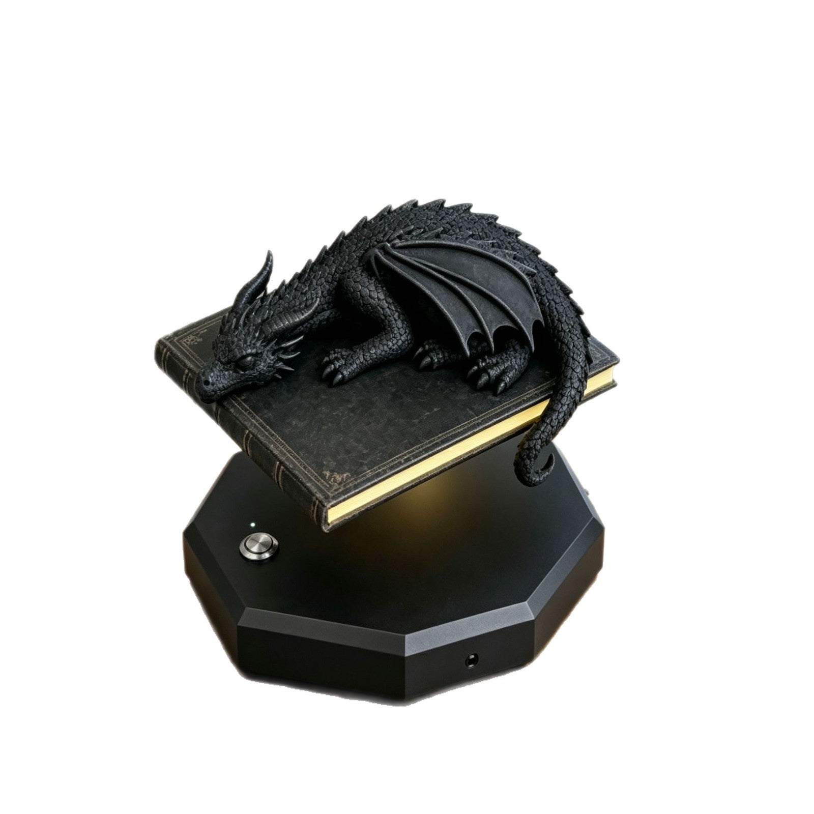 Levitating Dragon Book Lamp with 3D LED Illumination