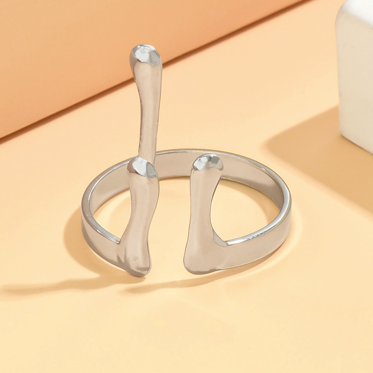 Baroque Asymmetrical Open Ring
