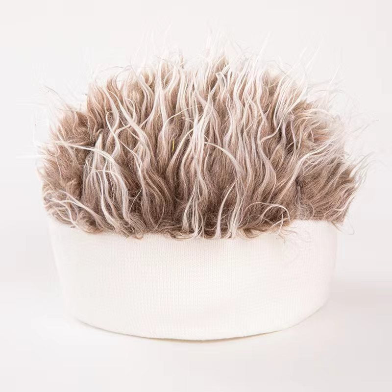 Knitted Unisex Winter Wig Cap / Landlady Cap