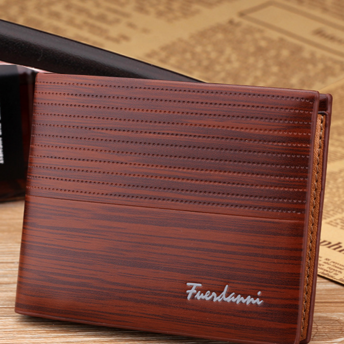Short Style Mens Wallet with Multiple Card Slots