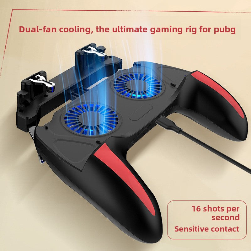H10 Dual Fan Cooling Gaming Controller Grip